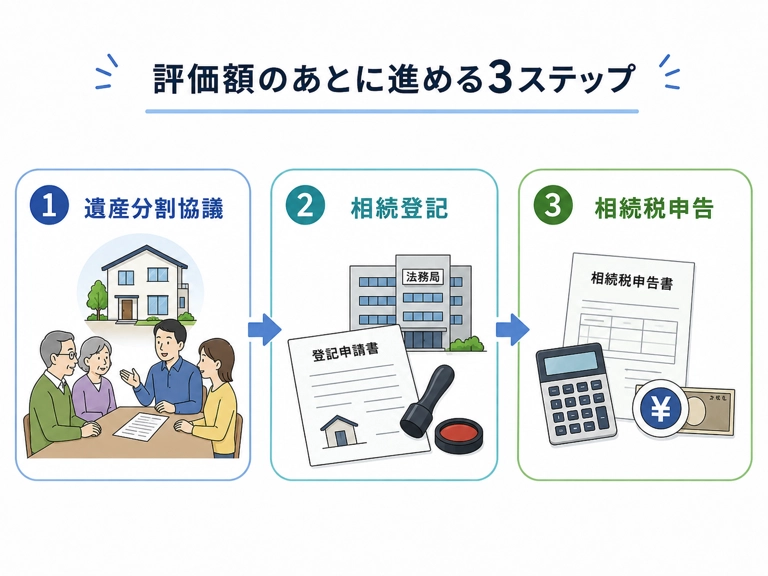 評価額のあとに進める3ステップ